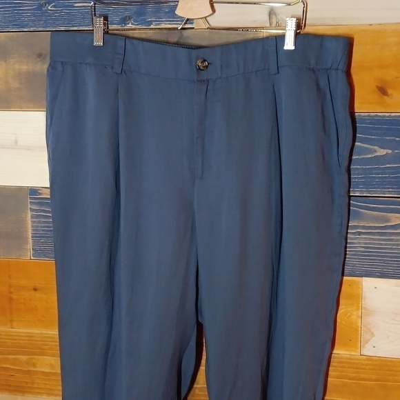 Torrid Linen Blend Trousers 20 NWT slate blue - Picture 3 of 9